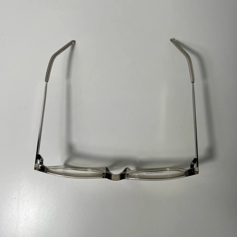 Yves Saint Laurent YSL Shiny Transparent Eyewear Eyeglasses Glasses